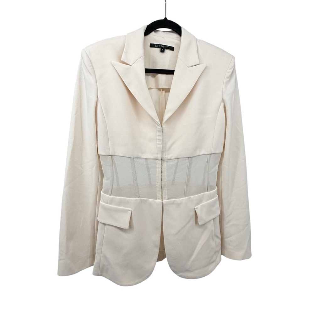 Elegant Cream Insight Blazer